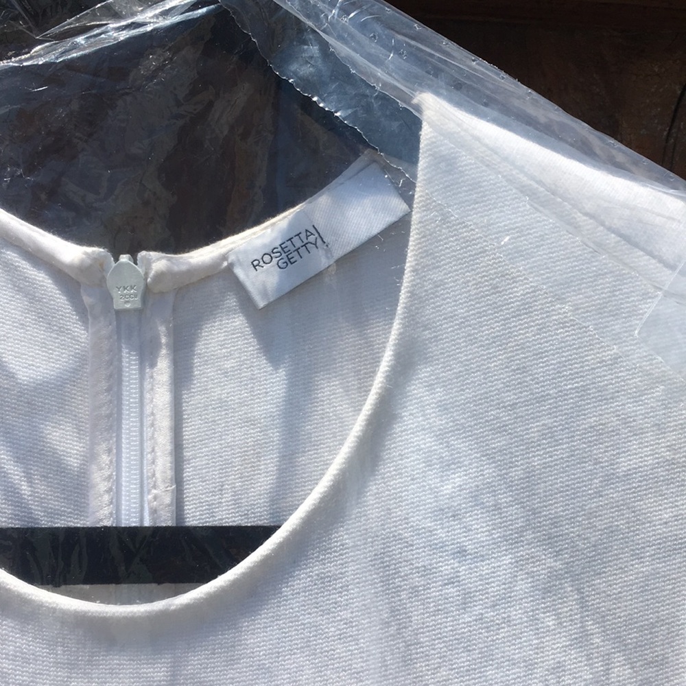 ROSSETA GETTY WHITE DRESS. - Picture 4 of 5